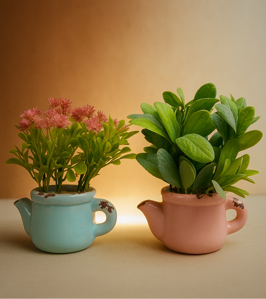 Rustic Brew Planter - Set of Two