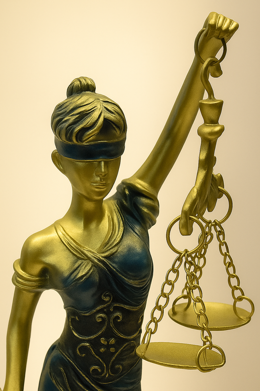Scales of Virtue – Lady Justice Sculpture