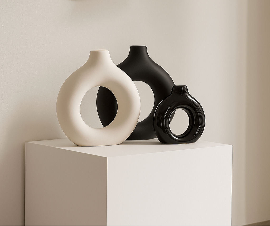 The Trinity Donut Vase Set