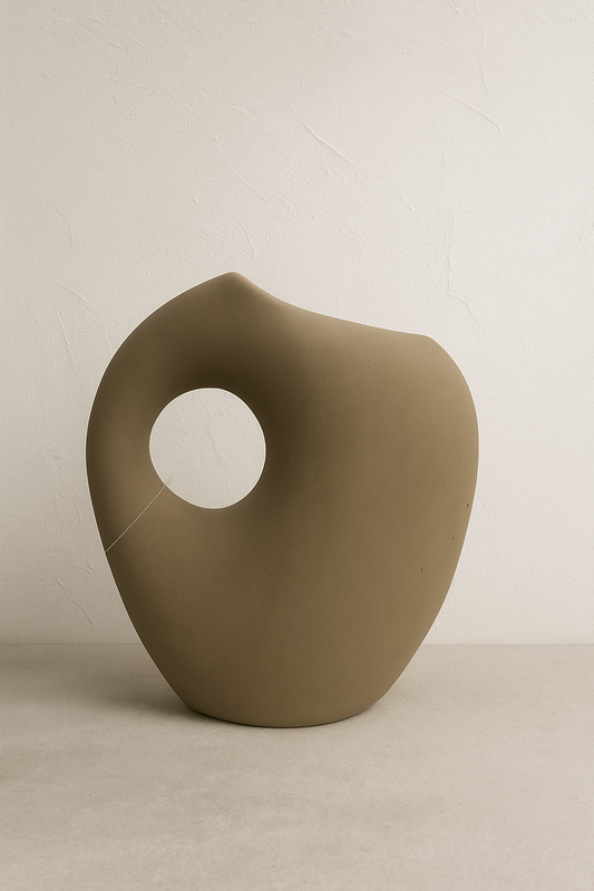 Premium Cutout Ceramic Vase