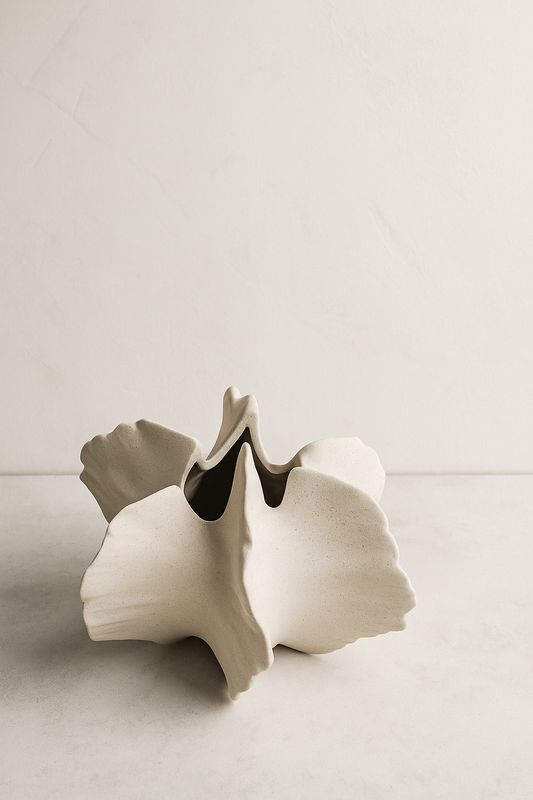 Sharp Bloom Ceramic Vase