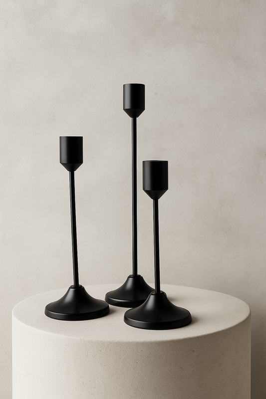 The Luxe Line - Trio Candle Stand Set