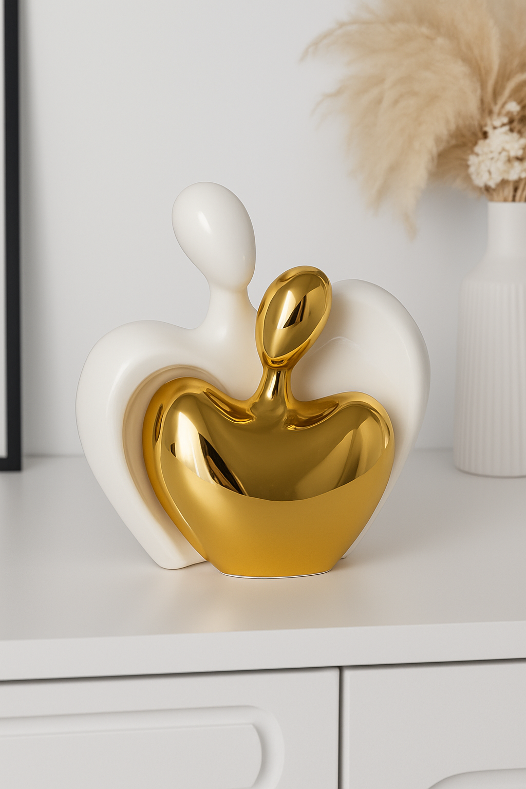 Gloss-Bond Ceramic Love Figurine Set