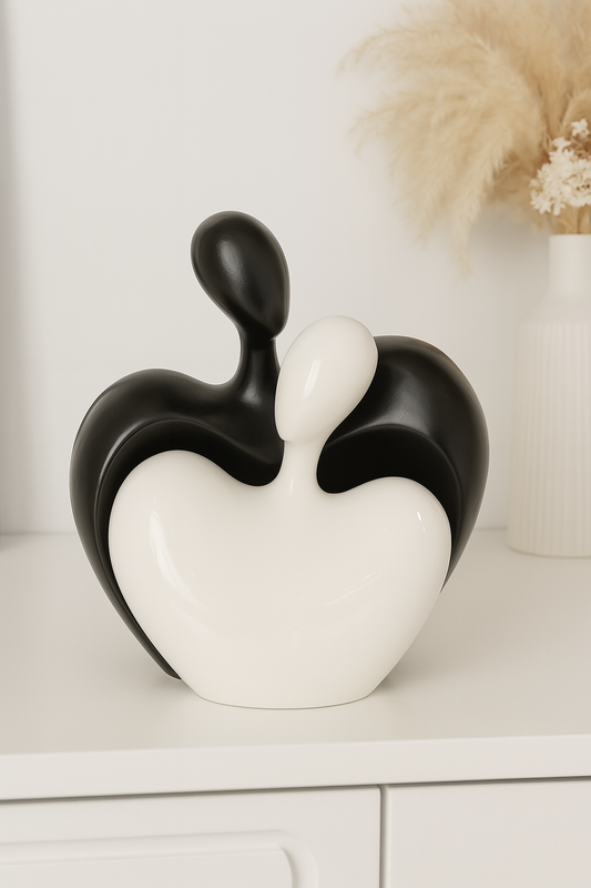 Gloss-Bond Ceramic Love Figurine Set