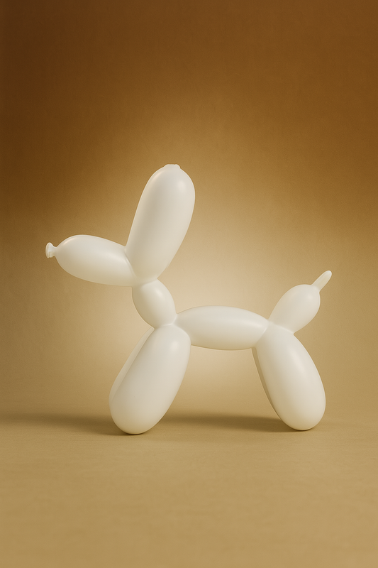 Porcelain Balloon Dog Dressing Relic