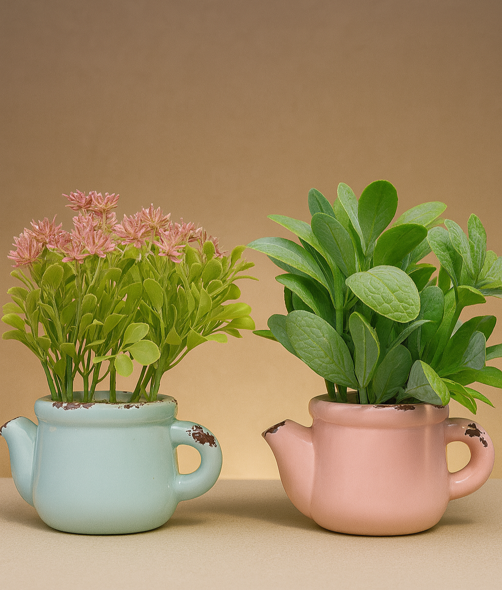 Rustic Brew Planter Set