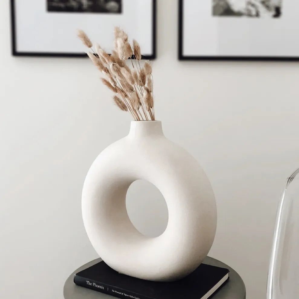 Signature Donut Ceramic Vase