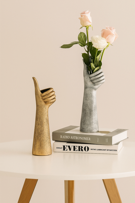 Midas Touch - Premium Sculptural Hand Ceramic Vases
