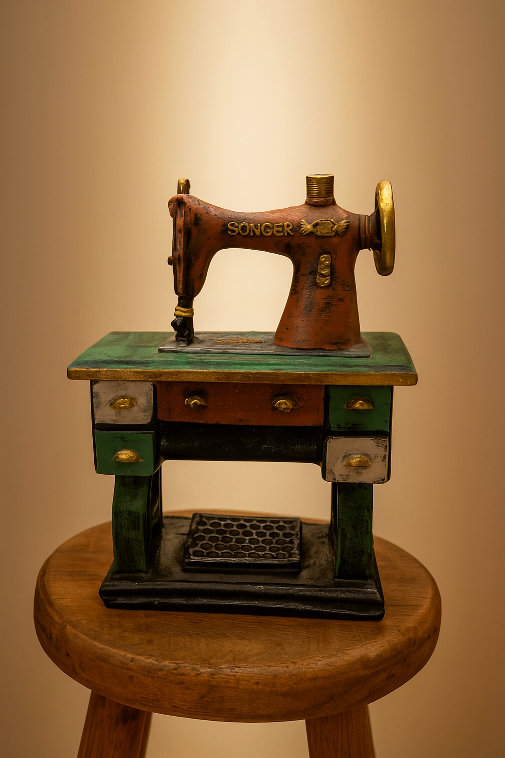 The Hemline - Miniature Vintage Sewing Machine