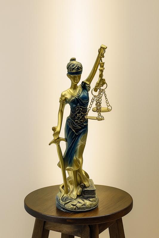 Scales of Virtue – Lady Justice Sculpture