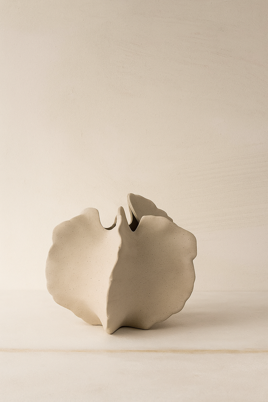 Sharp Bloom Ceramic Vase