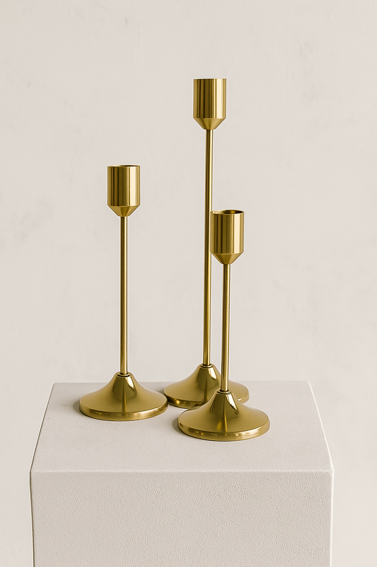 The Luxe Line - Trio Candle Stand Set