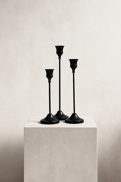The Flame Baddies - Trio Candle Stand Set