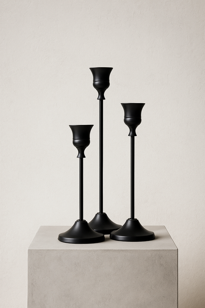 The Flame Baddies - Trio Candle Stand Set