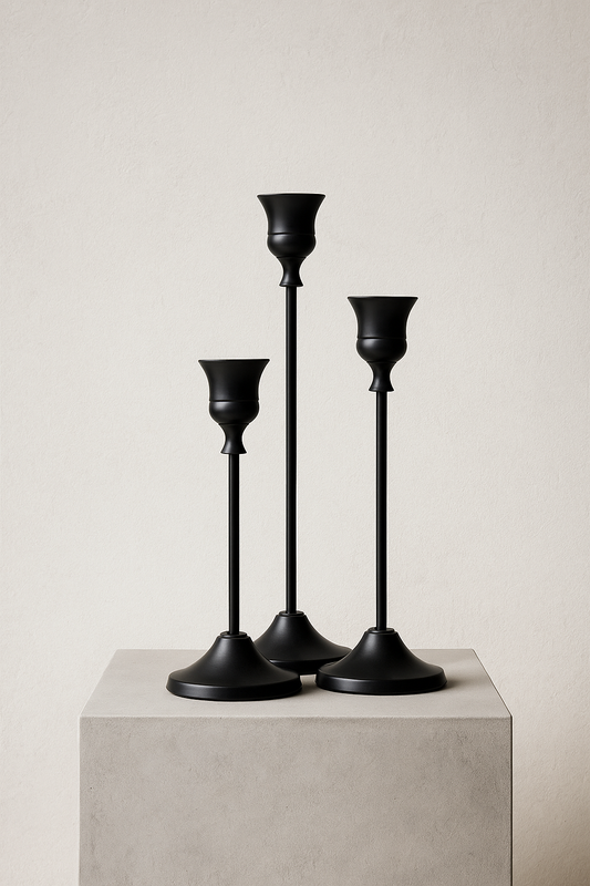 The Flame Baddies - Trio Candle Stand Set