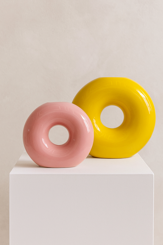 Dazzle Donut Vase Set