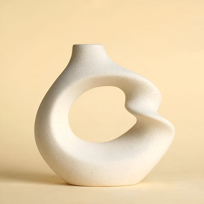Donut Twist Ceramic Vases