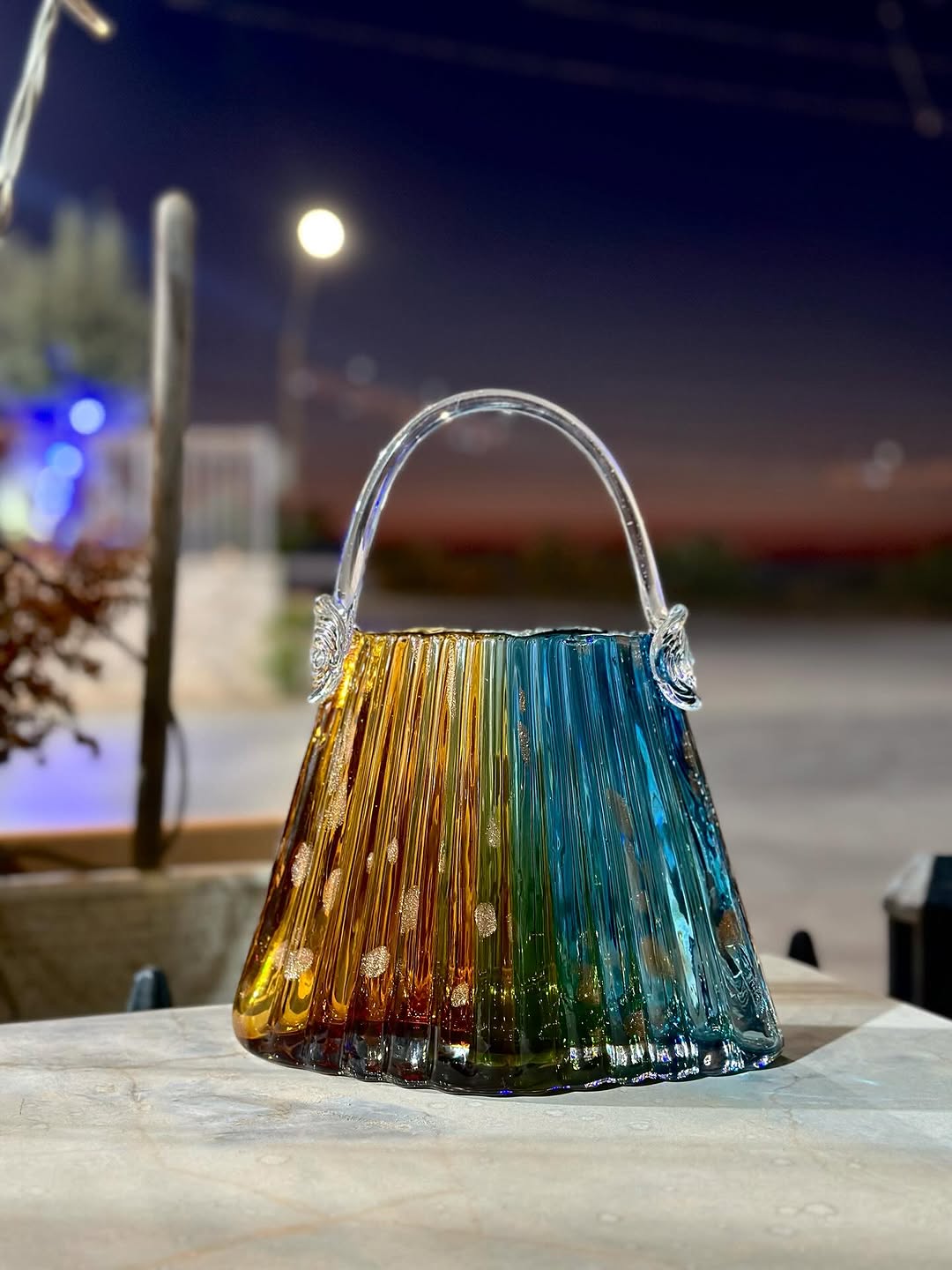 Luxury Bagette Crystal Vase - Premium Glass