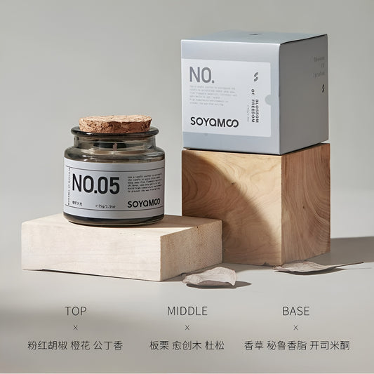 Soyamoo Scented Candle Fireplace