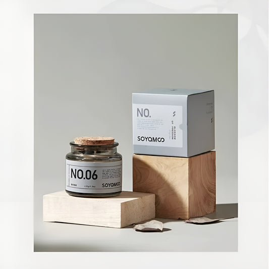 Soyamoo Scented Candle Teak Tobacco