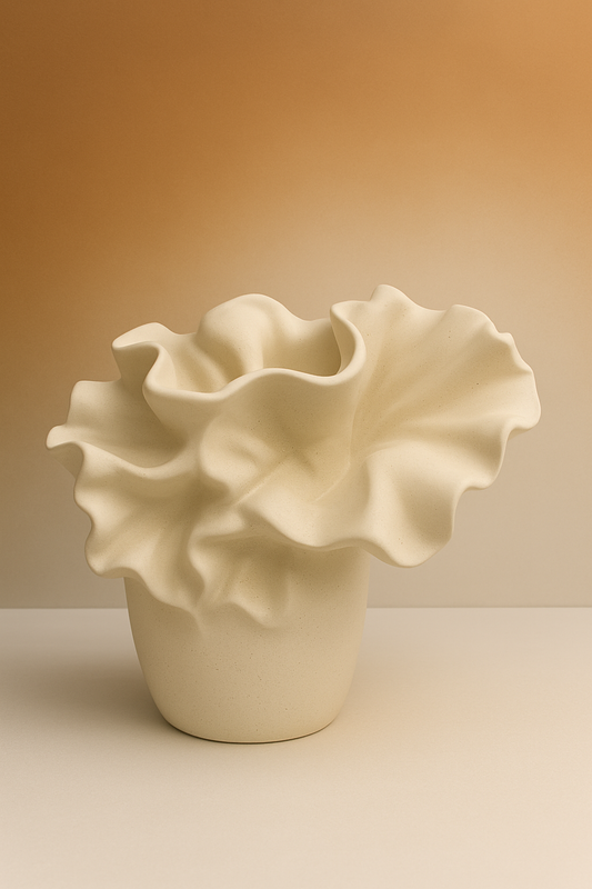 Obsidian Wave - Ceramic Vase