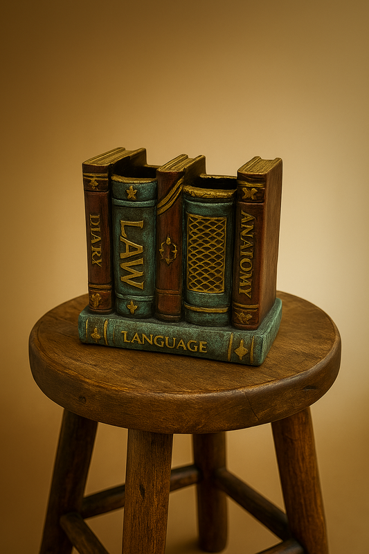 The Writer’s Tome – Vintage Book Pen Holder & Vase