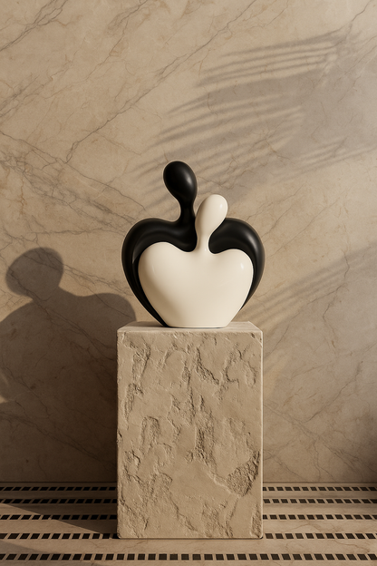 Gloss-Bond Ceramic Love Figurine Set