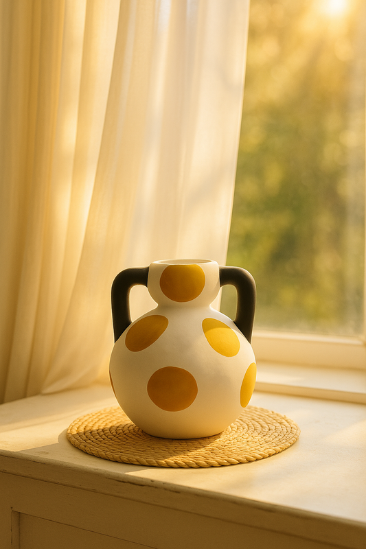 Sunsppot vessel - Handcrafted Premium Ceramic Vase