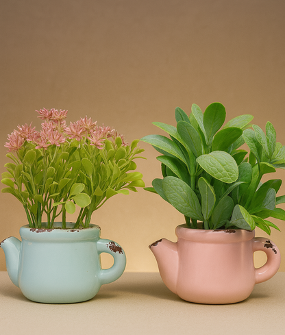 Rustic Brew Planter Set