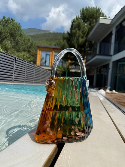 Luxury Bagette Crystal Vase - Premium Glass