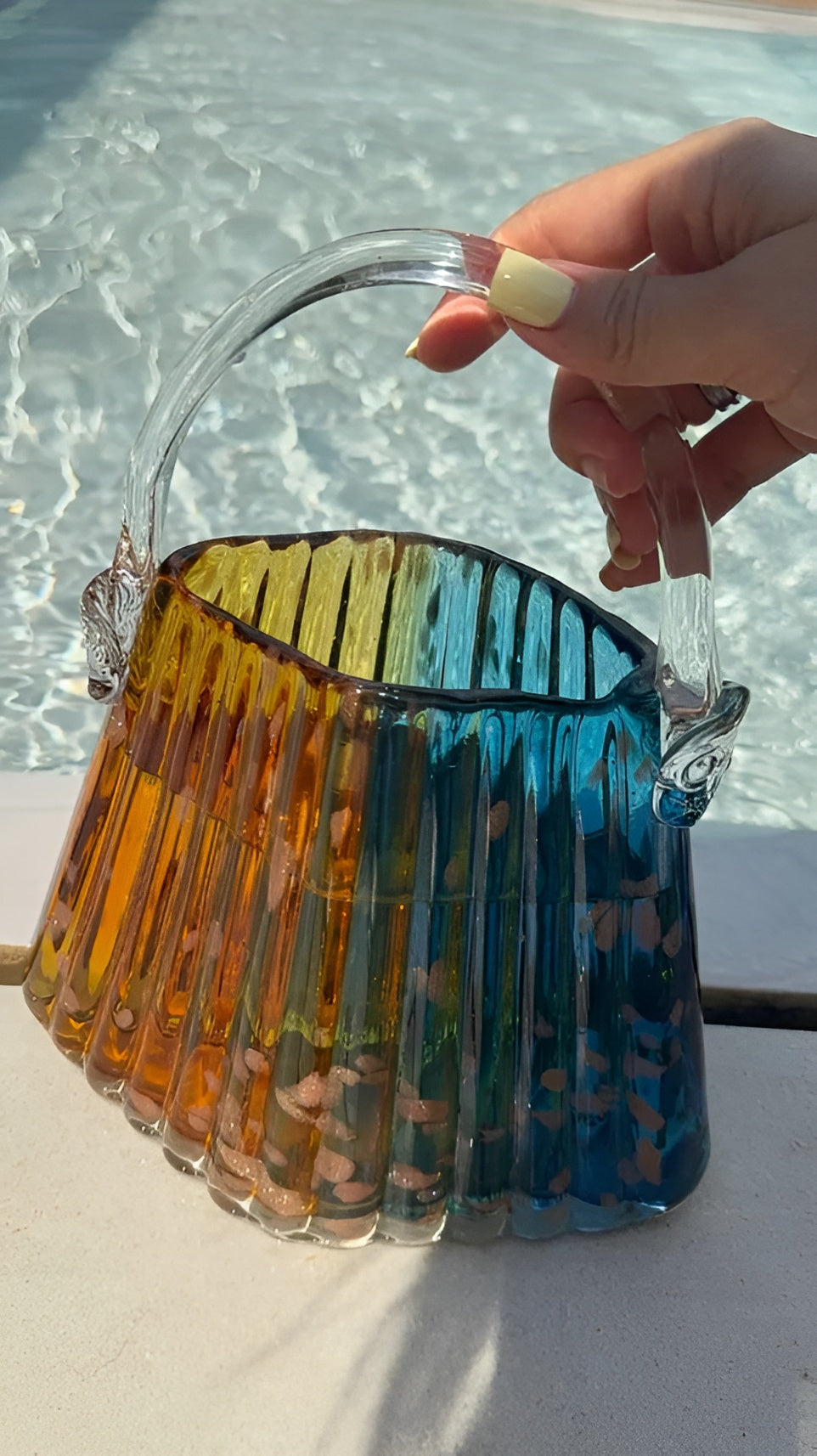 Luxury Bagette Crystal Vase - Premium Glass