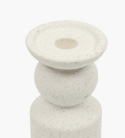 Modern Boho Ceramic Candle Stand