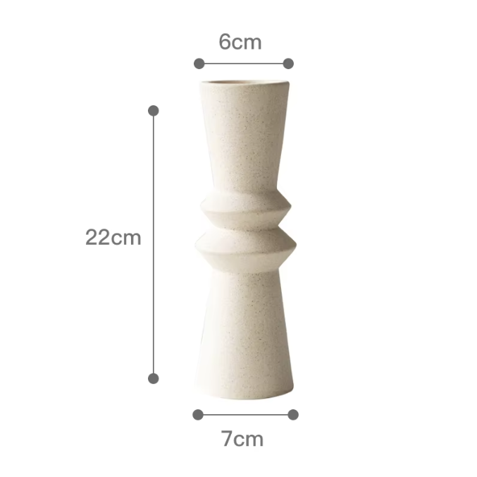 Premium Nordic Style Ceramic Candle Stand Set