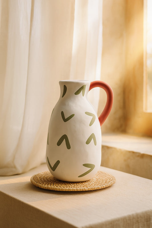 The Artisan’s Handcrafted Ceramic Jug Vase